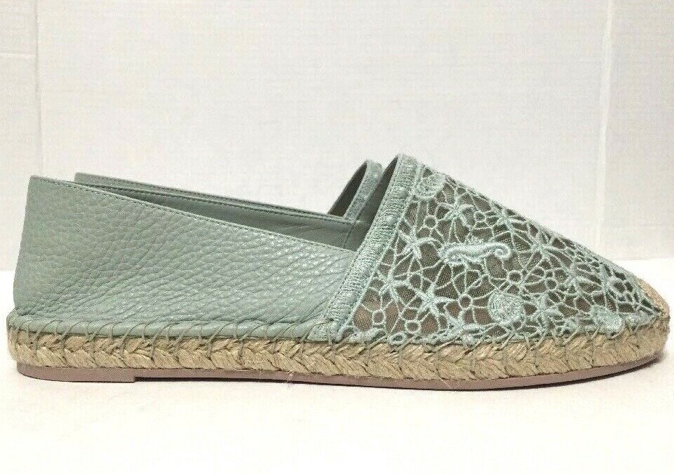 lace espadrille flats