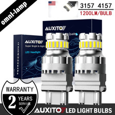 Auxito 3157 3156 Canbus Led Backup Reverse Light Bulbs White 6000k Error Free El