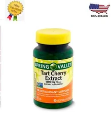 Spring Valley Tart Cherry Extract Antioxidant Support Dietary 1,200 mg, 90 Count