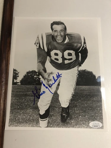 Gino Marchetti 8x10 Autographed Photo JSA Authenticated