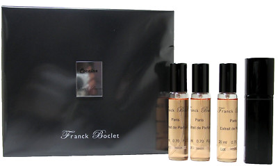 Franck Boclet Cocaine 4 x 20 ml EDP / Eau de Parfum Spray Travel Set refillable