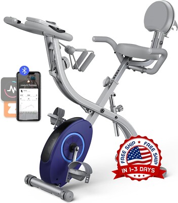 Bicicleta Estática Plegable para Hogar con Resistencia de 16