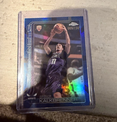 Topps Chrome Ryan Kalkbrenner Charlotte Hornets RC 009/150 Serial Numbered