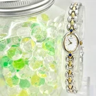 SEIKO 1E20 6160 Ladies Watch Oval Color Stone Timepiece Genuine Rare Vintage