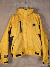Mustang Survival Integrity Flotation Bomber Jacket MJ6224 Floater PFD XXL Yellow