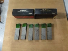 VR/WESSON CARBIDE LATHE OR SHAPER CUTTING TOOLS 6 PCS .750 X 1.5 X 6 ORIG COATIN
