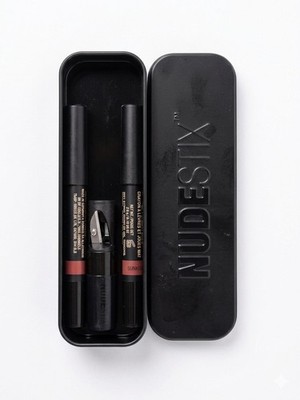 NUDESTIX Matte Lip & Cheek Pencil Set Sunkissed Rose MSRP $58 | NEW SEALED