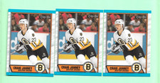 (3) CRAIG JANNEY 1989-90 O-PEE-CHEE # 190 BRUINS ROOKIE NM+ CARD (N5844). rookie card picture