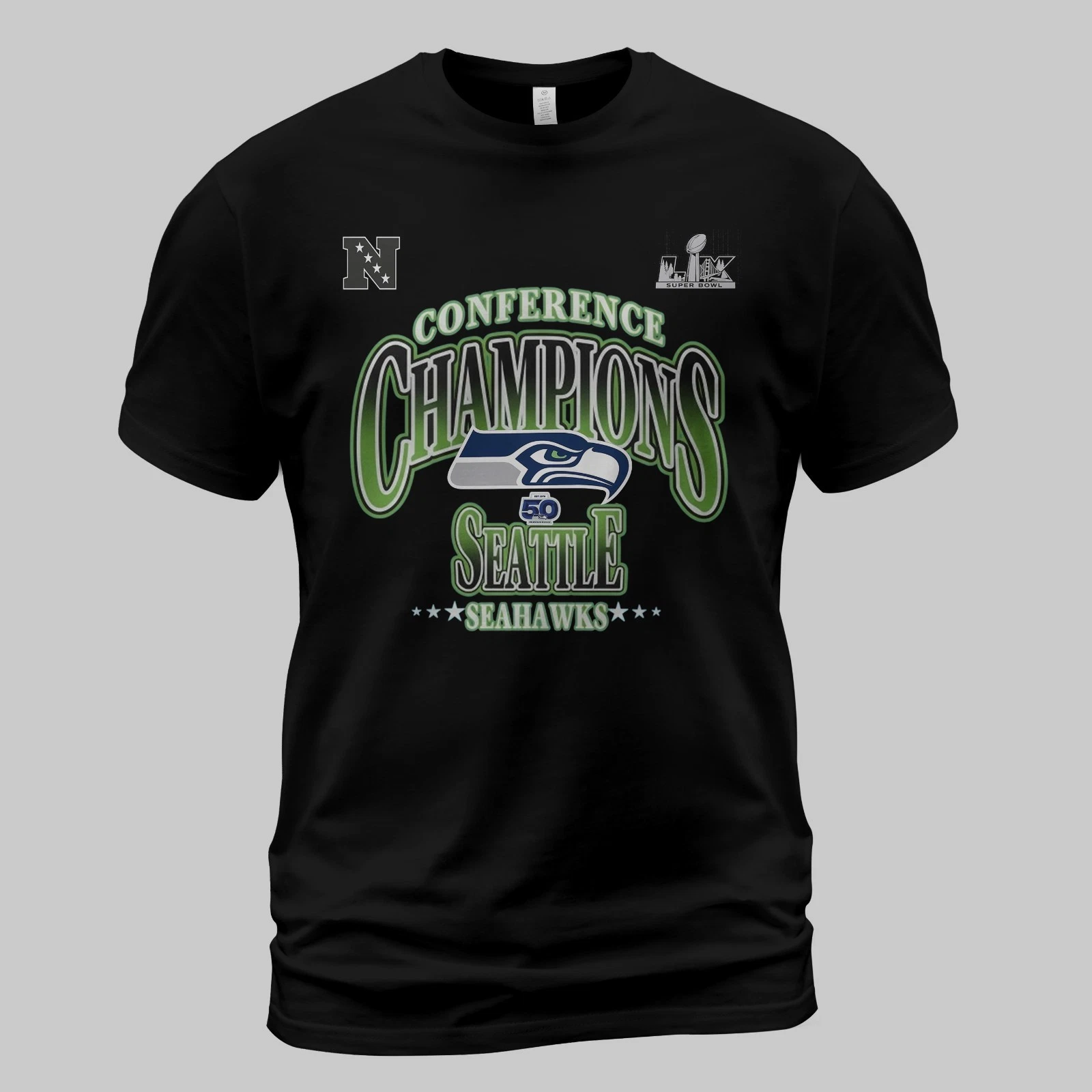 2025 AFC Conference Champions Seattle Seahawks T-Shirt