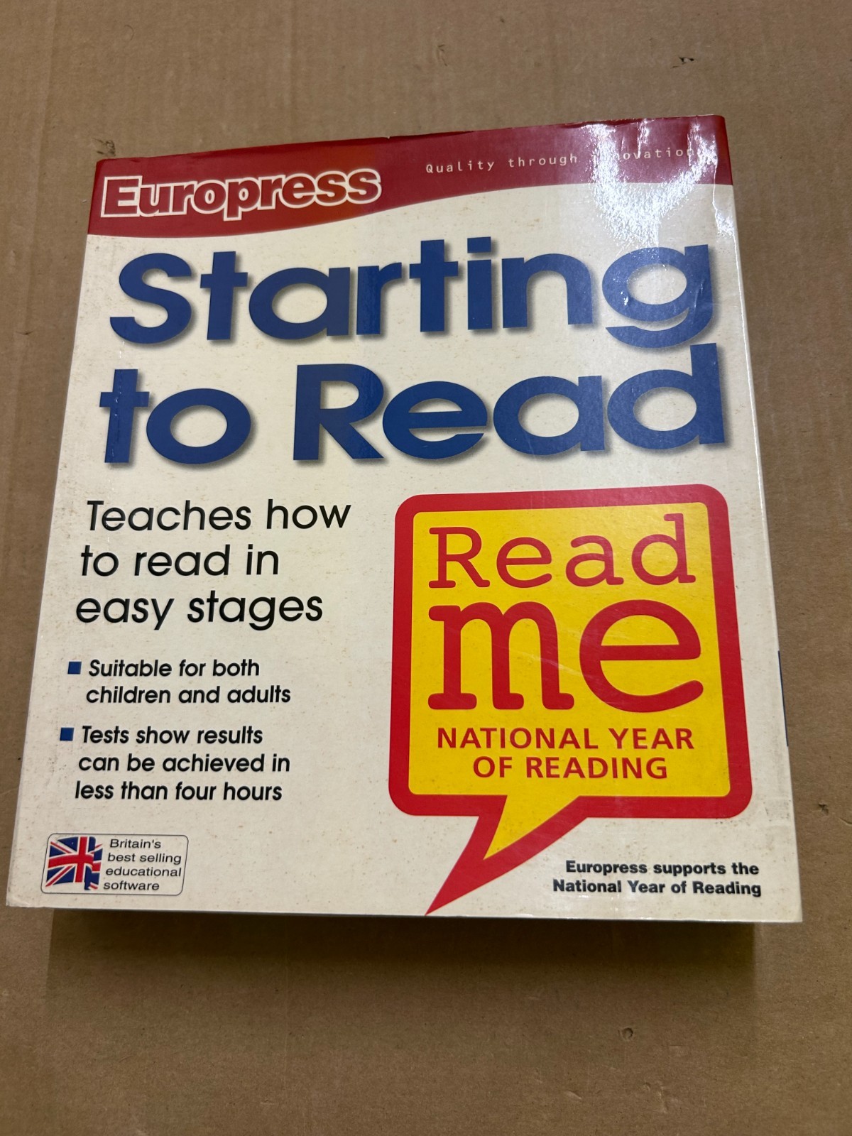 Europress: Starting to Read (PC CD-Rom)  - Big Box - Free P+P