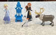 Disney Princess Frozen II Playset Lot A Anna, Elsa, Olaf, Sven  Castle Chair