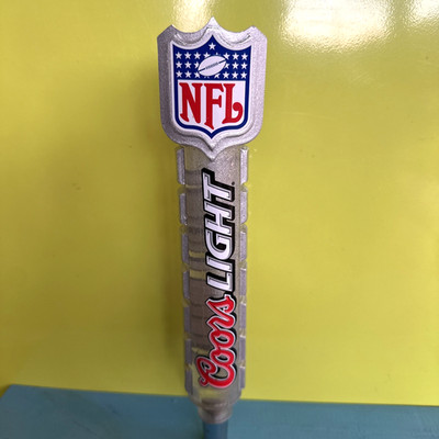 Coors Light NFL BEER Tap Handle Football 11.5  MAN CAVE Bar