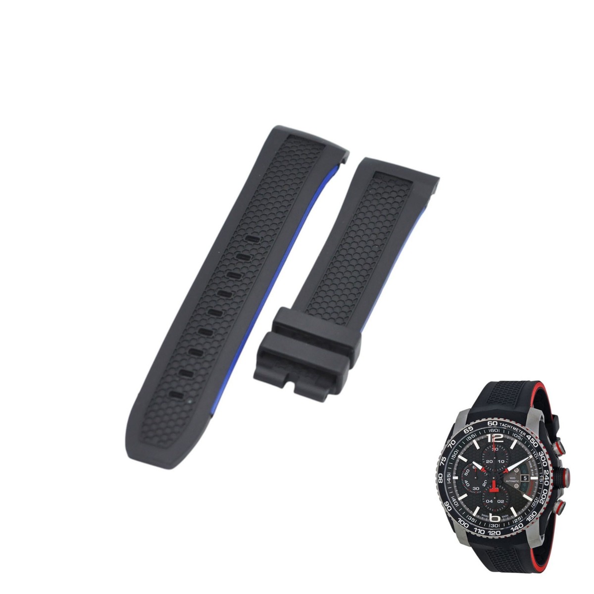 23mm Black Rubber Strap For Tissot PRS516 Extreme T079427A | eBay