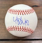 Yandy Diaz signed ROMLB Rawlings Baseball Tampa Bay Rays Autograph COA