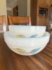 Vintage Fire King Biscayne Nesting Bowls, Set of 2