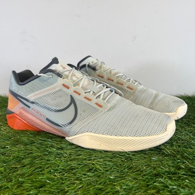 Nike Turnschuhe Größe 10,5 Herren Weiß Zoom Metcon Turbo 2 Komfort Trainingsschuhe