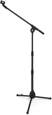 Kellards PST2 Adjustable Microphone Stand with Telescopic Boom Arm - Black
