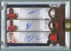 2025-26 Topps 3 Triple Relics Autographs Gold Murray-Boyles Martin Gradey Dick
