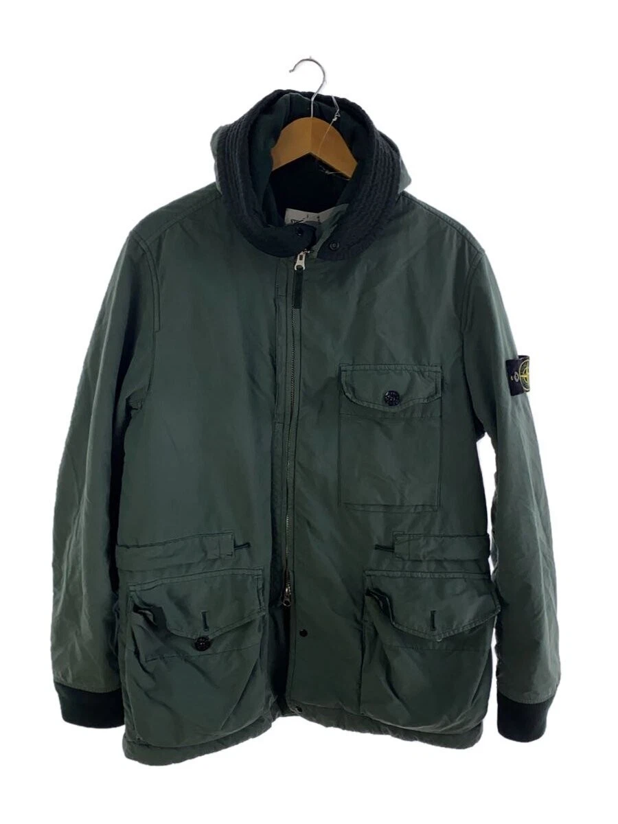 Stone Island Cargo Pocket Giacca con Cappuccio Verde Taglia L #EG ADA