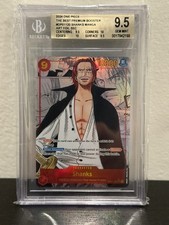 2024 One Piece Shanks Manga PRB01 The Best OP01-120 BGS 9.5 Gem Mint / "PSA 10"