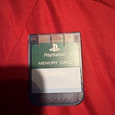 Sony Playstation 1 PS1 Official OEM 15 Block Memory Card Import SCPH-1020