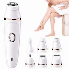 7-in-1 Women  s Electric Face Razor Hair Remover Painless Facial Trimmer Kit
