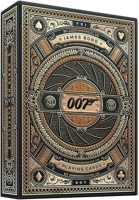 theory11 James Bond 007 Premium Playing Cards - Gold Foil, Official... 