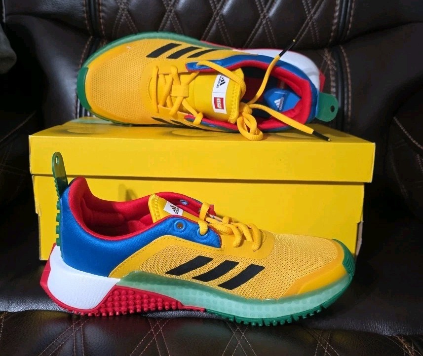 ADIDAS X LEGO Sport J Kids Running Shoe FY8439 Size 4 US | eBay