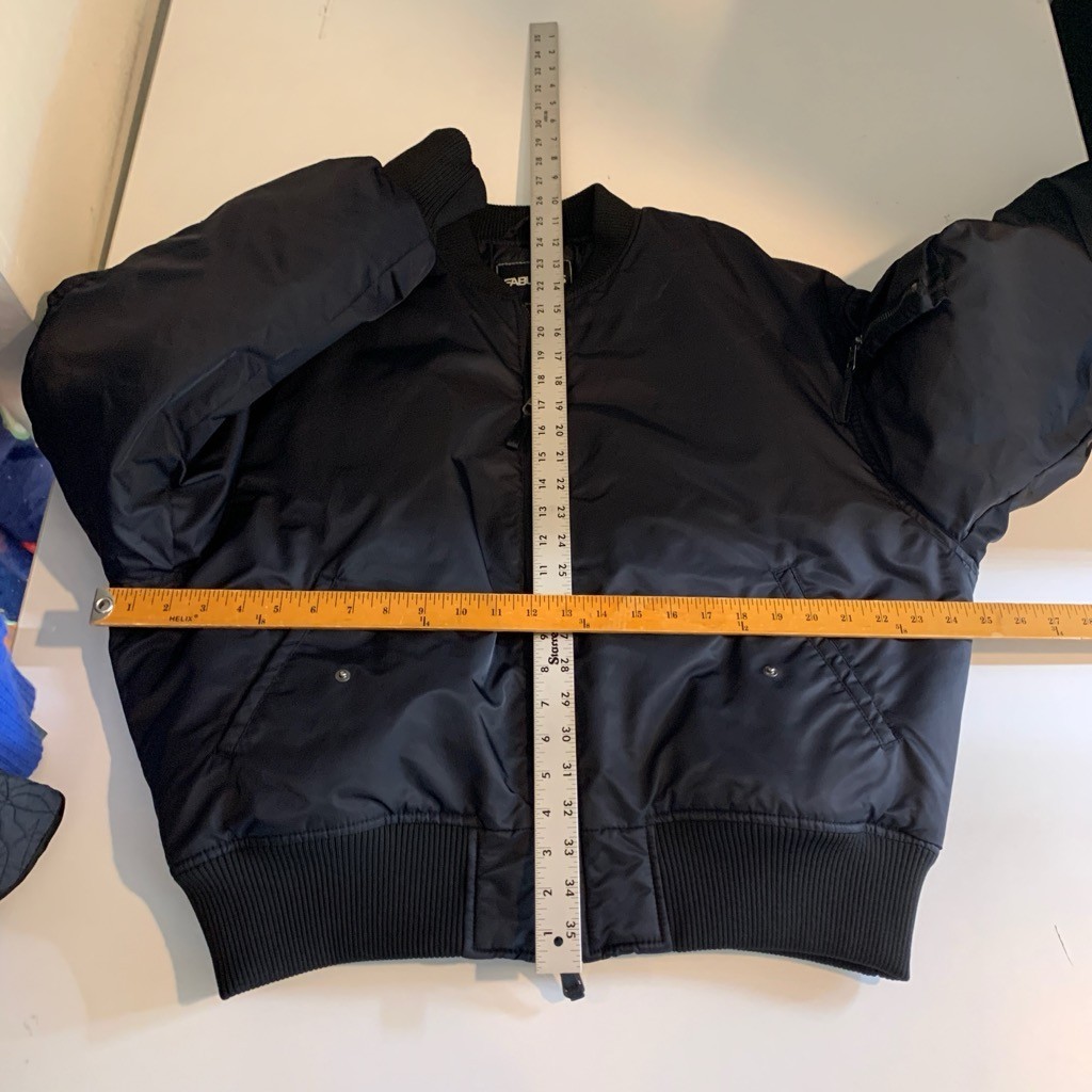 Fabletics Jacket Womens M Medium Black Iconic Ove… - image 9