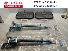 Toyota Genuine Land Cruiser FJ40/45 BJ40/42 Side Rear View Mirror & Arm x2 Set