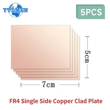 5PCS Single Sided Printed PCB FR4 Copper Clad Laminate Circuit Board DIY PCB US