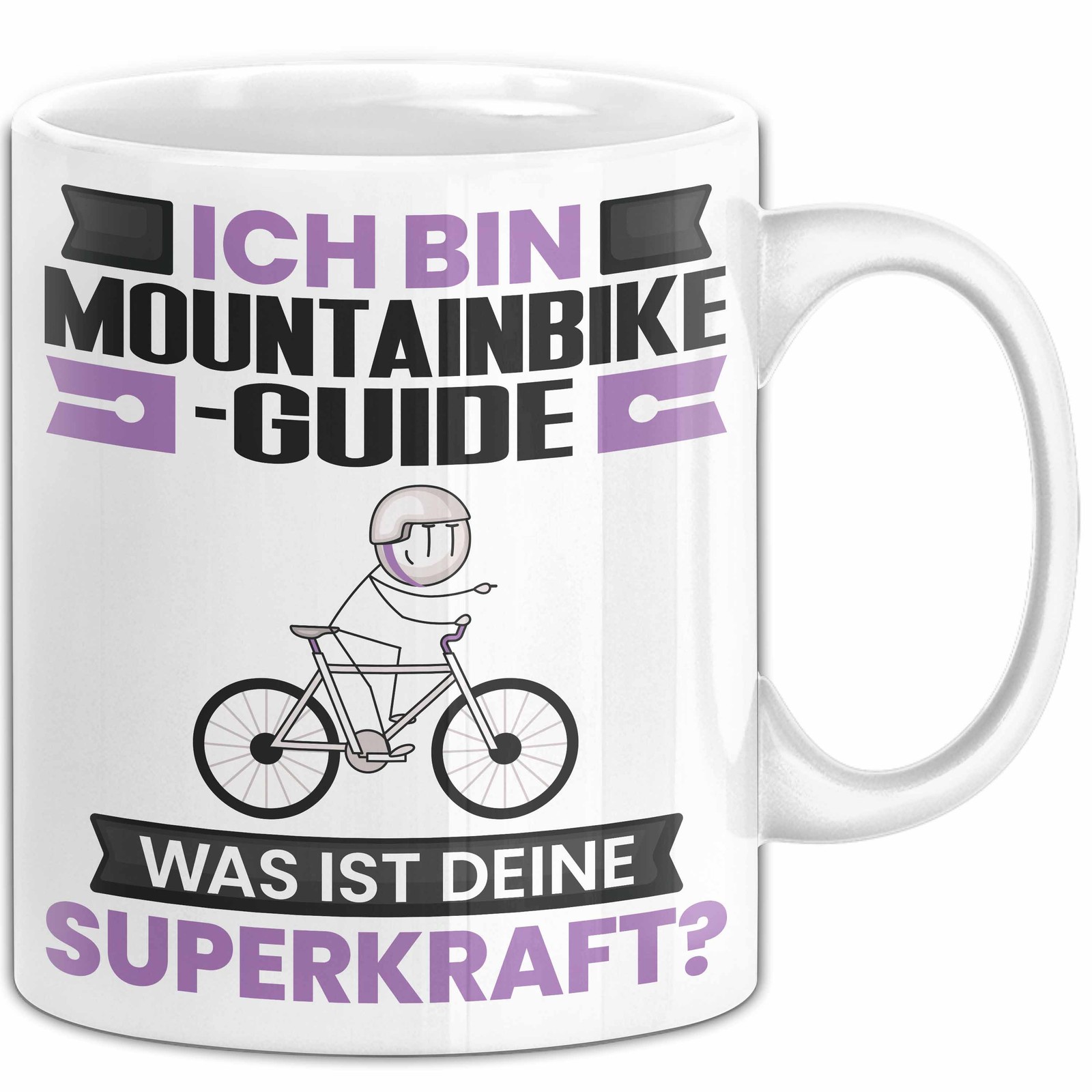 Tazza Guida Mountain Bike Regalo per Guida Mountain Bike Compleanno Divertente Spr