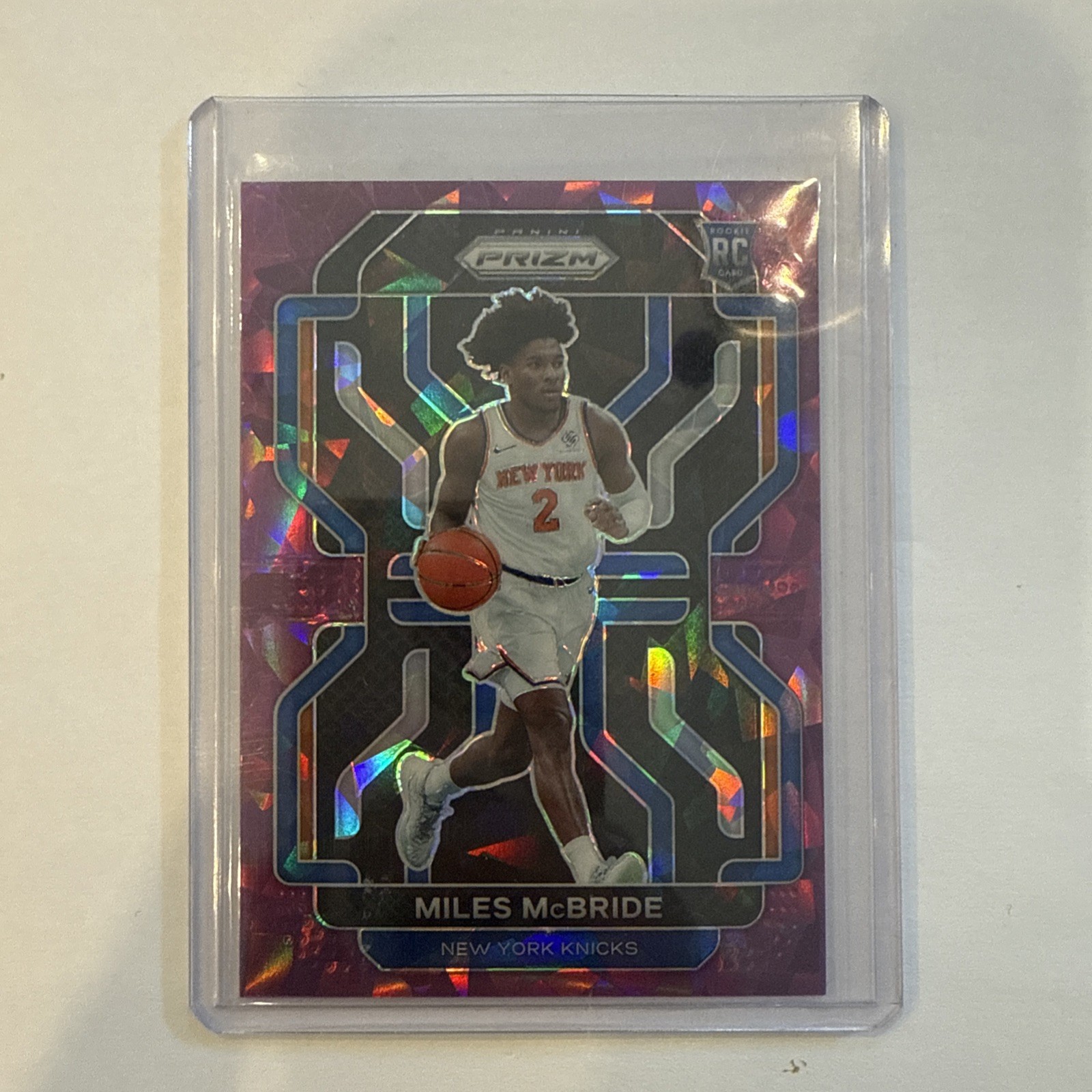 Miles McBride 2021-22 Panini Prizm Rookie Purple Ice Prizm RC #283 /149