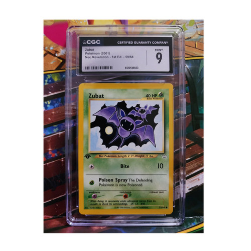 Zubat (1st Edition) graded CGC 9 for sale on eBay