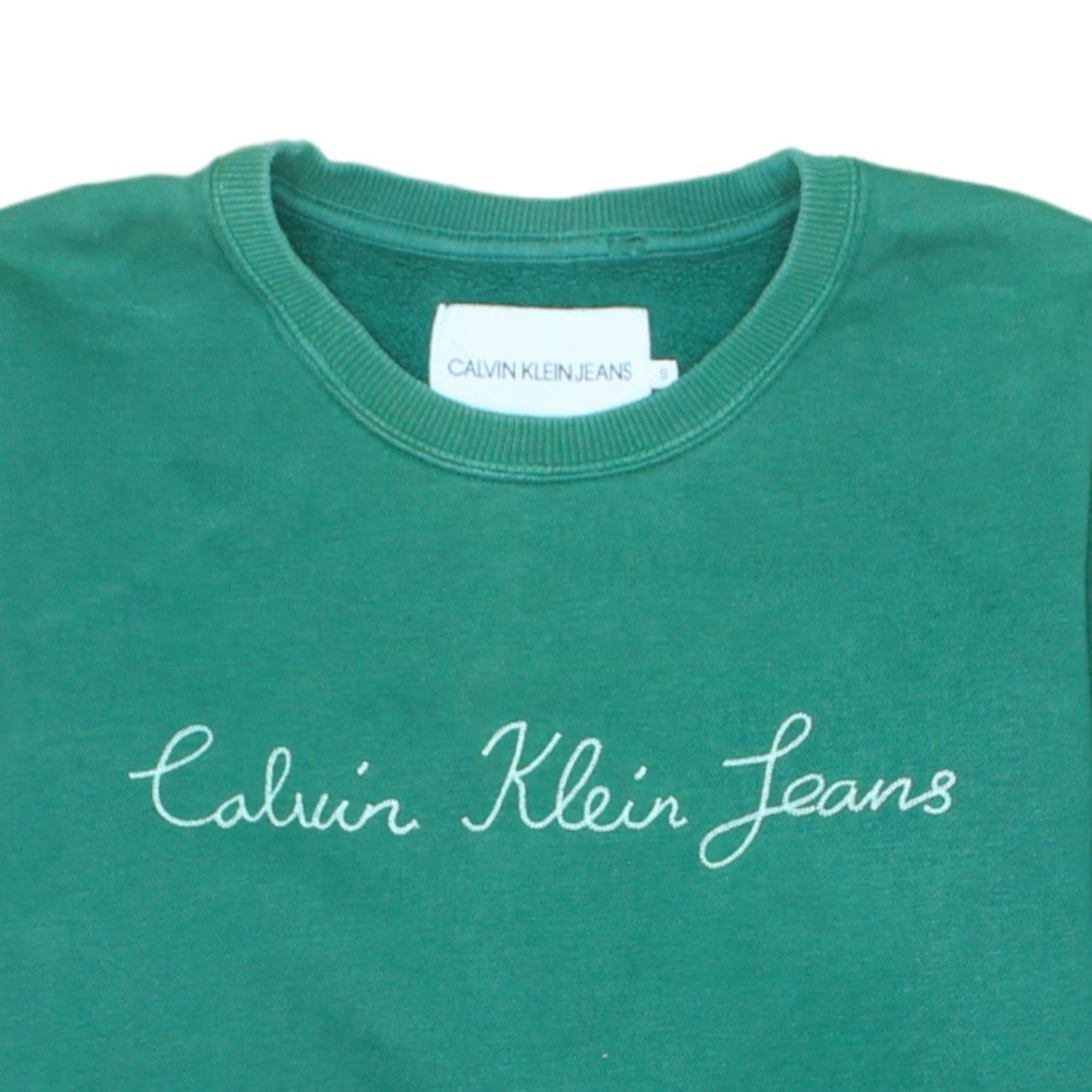 Calvin Klein Green Sweatshirt Mens S image 3