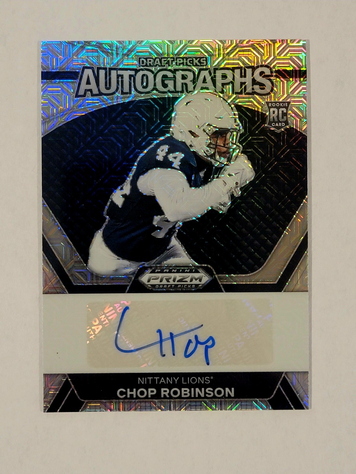 2024 Panini Prizm Draft Picks Chop Robinson Auto Mojo /25 11A