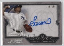 2017 Topps Museum Collection Archival 135/150 Luis Severino #AA-LS Auto 7eo