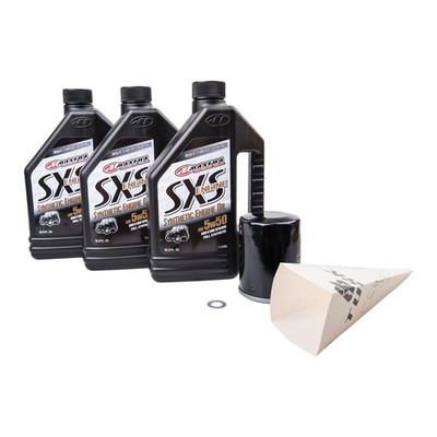 Tusk 1529860528e504-875d21 4Strk Oil Change Kit Maxima SXS Syn 5W-50 For Polaris