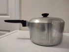 Wagner Ware Sydney O Magnalite 4 QT Sauce Pot 4684-P with Lid Double Spouts VTG