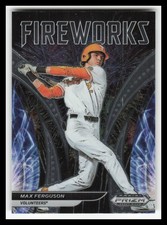 2021 Panini Prizm Draft Picks Fireworks #20 Max Ferguson