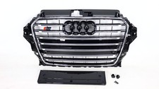 For Audi A3 8v 2012-2015 Honeycomb Grille S3 Effect Front Grille Ne...