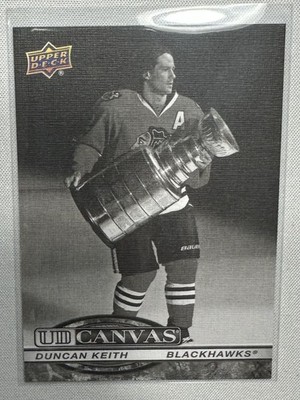 2025-26 Duncan Keith UD Canvas Black & White Upper Deck Extended Series[#C-396]