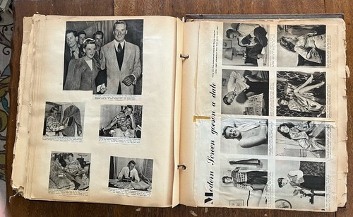 VAN JOHNSON album di ritagli, carta autografa, ritagli di giornale, star del cinema VINTAGE - Foto 13 di 24