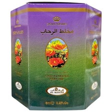 Mokhalat Al Rehab Box of 6 x 6mL Roll On Perfume Oil Concentrated Unisex