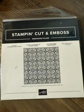 Stampin Up Embossing Folder Textured Impressions  Tin Tile 3D