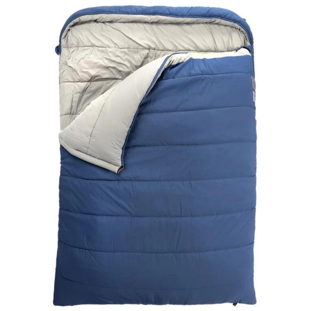 Warm Double Camping Sleeping Bag - Vango Polaris Kingsize Sleeping Bag (Neptune)