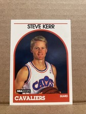 1989-90 STEVE KERR NBA HOOPS #351 ROOKIE RC CARD GOLDEN STATE WARRIORS BULLS. rookie card picture