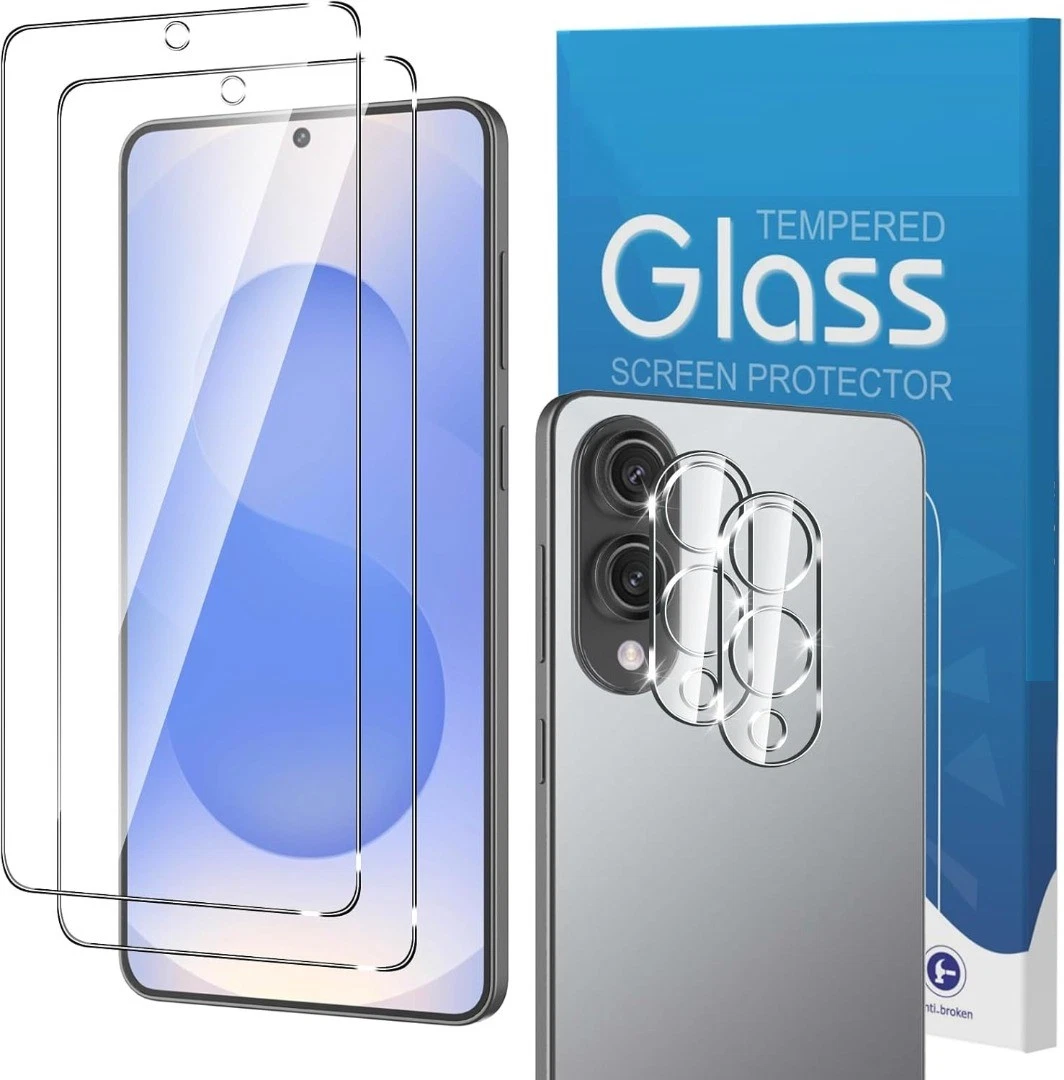 Tempered Glass Screen Protector Camera Lens For Samsung S25 Edge S25+ Ultra S24