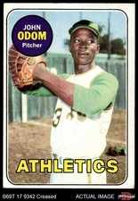 1969 Topps #195 Blue Moon Odom Athletics 3 - VG