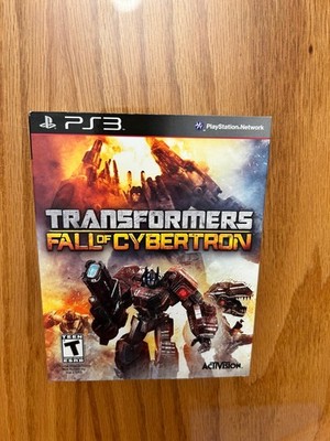 Transformers Fall of Cybertron PS3 Factory Sealed w Slipcover Sony PlayStation 3